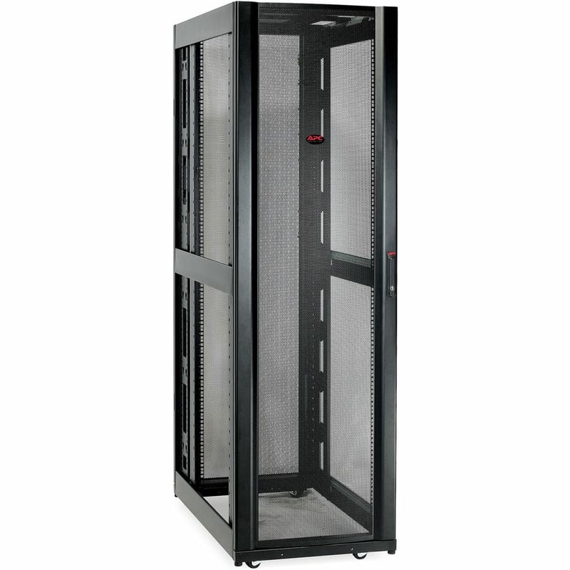 APC by Schneider Electric NetShelter SX 42U 600mm Wide x 1070mm Deep Enclosure Without Sides Black - Thumbnail 3
