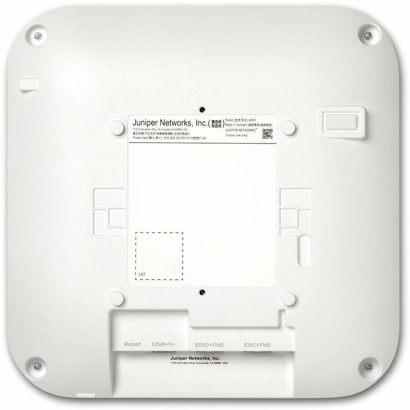 Mist AP47 Tri Band Wi-Fi 7 IEEE 802.11 a/b/g/n/ac/ax/be 28.80 Gbit/s Wireless Access Point - Indoor - Yes - TAA Compliant - Thumbnail 5
