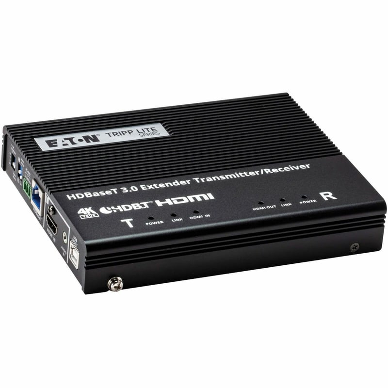 Eaton Tripp Lite Series HDBaseT 3.0 Transmitter/Receiver, HDMI 4K 60 Hz (4:4:4), RS-232, IR Control, Up to 328 ft. (100 m), TAA - Thumbnail 1