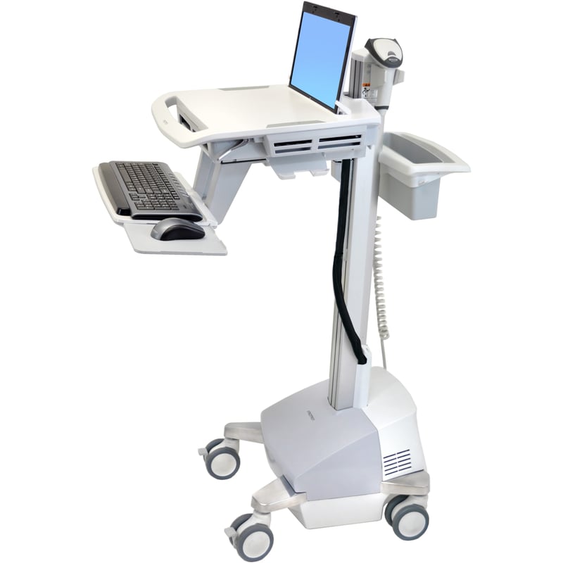 Ergotron StyleView EMR Cart with LCD Pivot, SLA Powered - Thumbnail 1