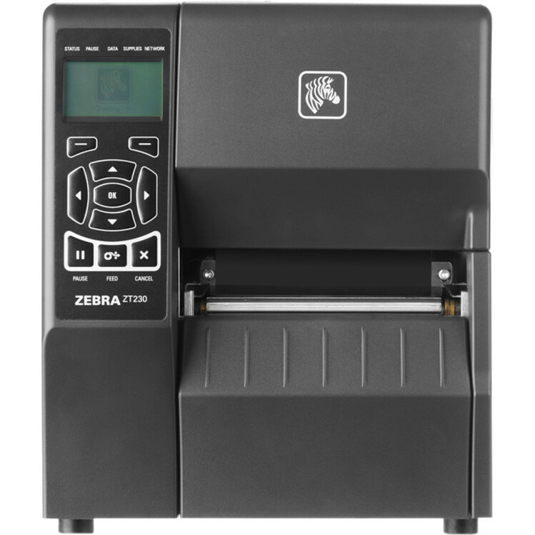 Zebra ZT230 Industrial Direct Thermal/Thermal Transfer Printer - Monochrome - Label Print - USB - Serial - Thumbnail 2