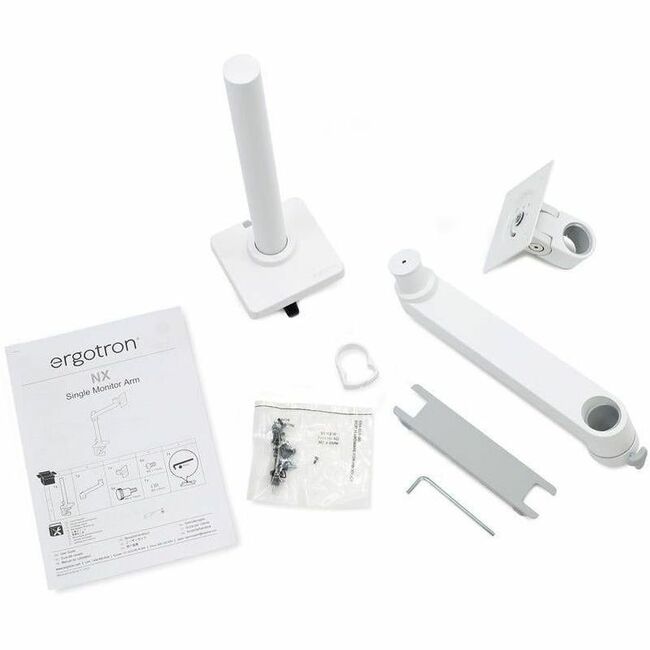 Ergotron Mounting Arm for Monitor - White - Thumbnail 1