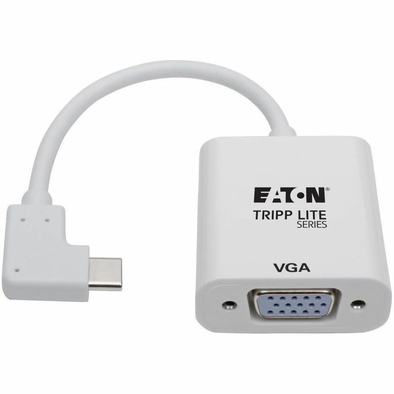 Eaton Tripp Lite Series USB-C to VGA Adapter with Alternate Mode - DP 1.2, Right-Angle USB-C - Thumbnail 4
