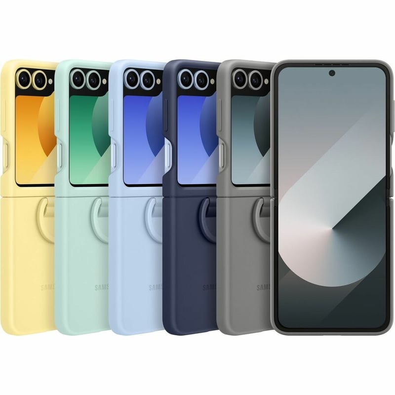 GRAY SILICONE CASE Z FLIP6 ACCESSORY - Thumbnail 5