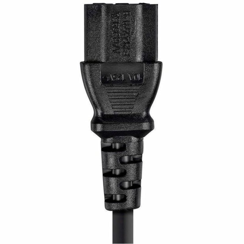 MONOPRICE EXTENSION CORD - IEC-320-C14 TO IEC-320-C13_ 18AWG_ 13A_ 3-PRONG_ BLAC - Thumbnail 5