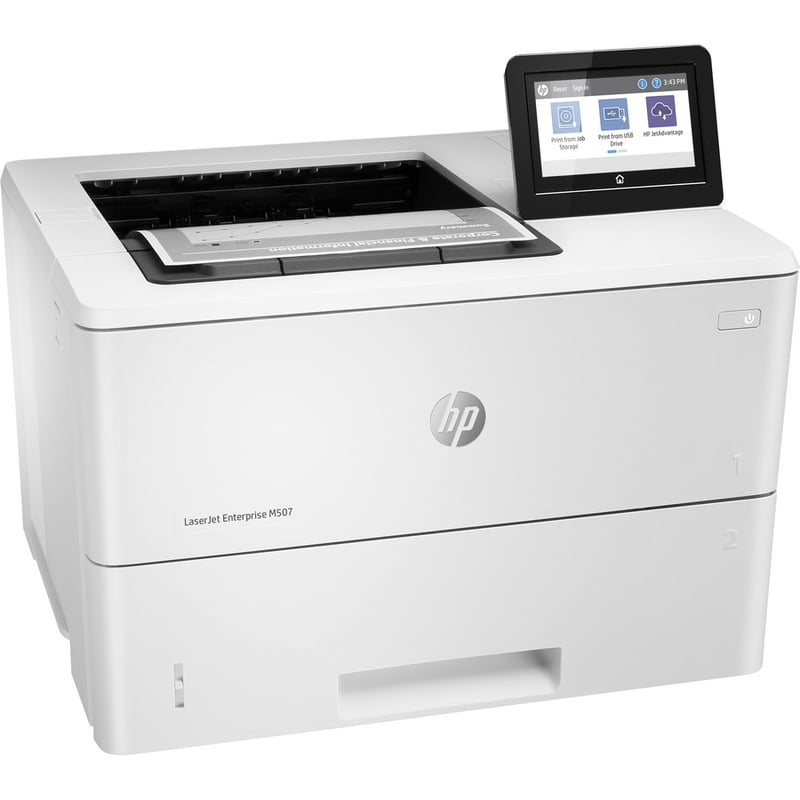 HP LaserJet Enterprise M507 M507dng Desktop Laser Printer - Monochrome - Thumbnail 2
