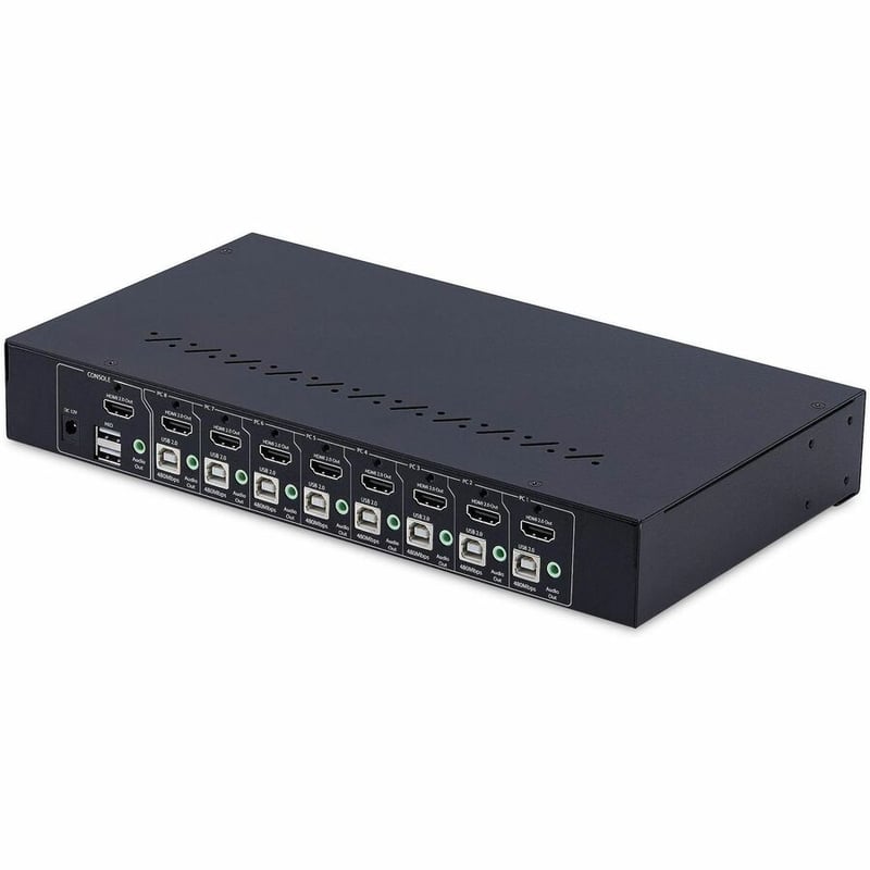 8-PORT RACK MOUNT KVM SWITCH - HDMI 2.0 KVM 4K 60HZ - Thumbnail 2