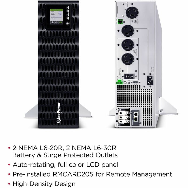 CyberPower Smart App Online OL5KRTHDL 5000VA Rack/tower UPS - Thumbnail 2