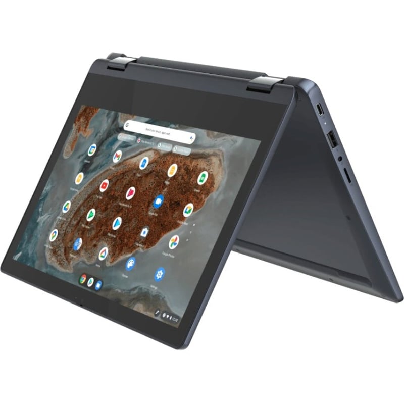 Lenovo IdeaPad Flex 3 CB 11M836 82KM0002US 11.6" Touchscreen Convertible 2 in 1 Chromebook - HD - 1366 x 768 - Octa-core (ARM Cortex A73 Quad-core (4 Core) 2 GHz + Cortex A53 Quad-core (4 Core) 2 GHz) - 4 GB Total RAM - 32 GB Flash Memory - Abyss Blue - Thumbnail 4