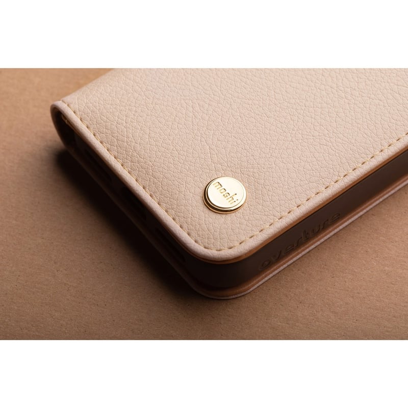Moshi Overture Carrying Case (Wallet) Apple iPhone 11 Pro Smartphone - Luna Pink - Thumbnail 5