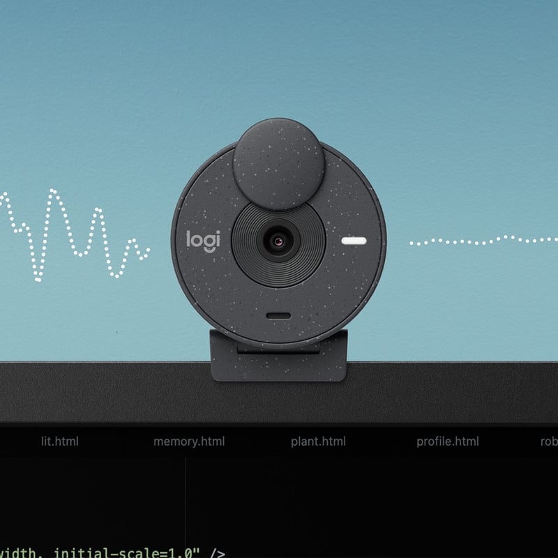 Logitech BRIO Webcam - 2 Megapixel - 30 fps - Graphite - USB Type C - Retail - Thumbnail 4