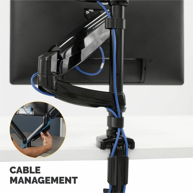 Fellowes Platinum Series Dual Stacking Monitor Arm - Thumbnail 5