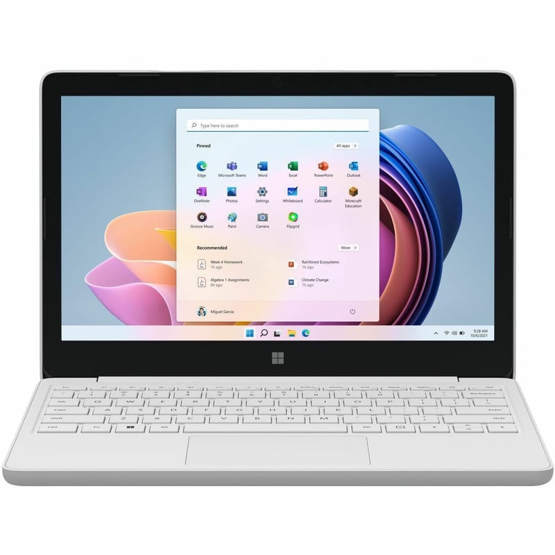 Microsoft Surface Laptop SE 11.6" Netbook - HD - Intel Celeron N4020 - 4 GB - 64 GB Flash Memory - English (US) Keyboard - Glacier - Thumbnail 1