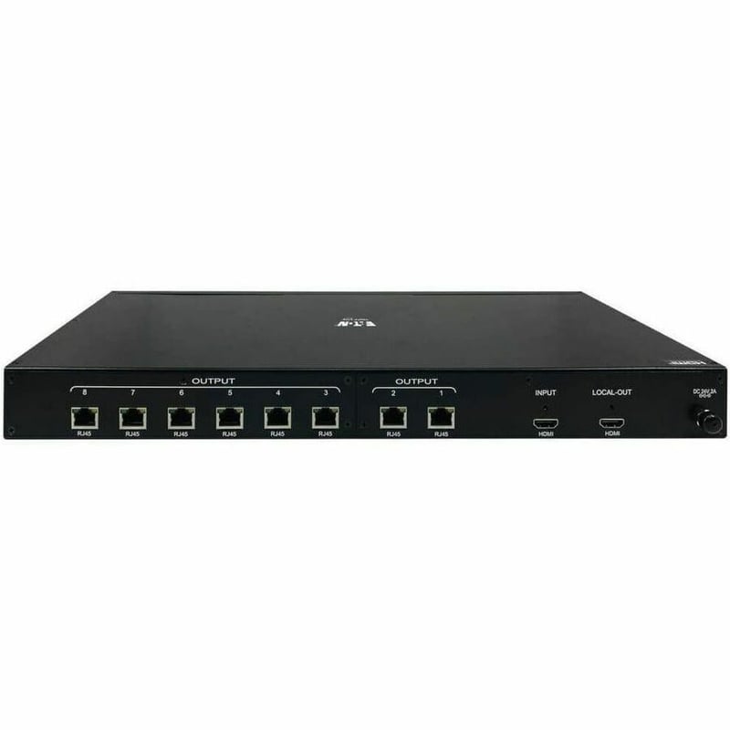 Tripp Lite by Eaton 8-Port HDMI over Cat6 Splitter - 4K 60 Hz, HDR, 4:4:4, PoC, HDCP 2.2, 230 ft. (70.1 m), TAA - Thumbnail 3
