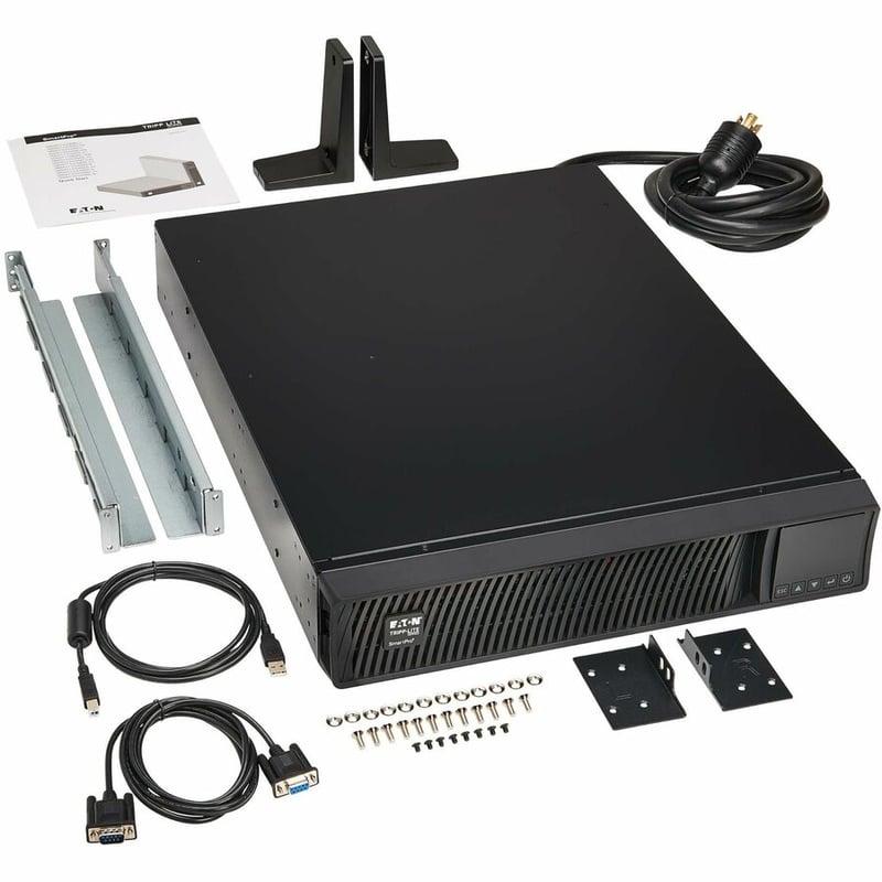 UPS SMART 3000VA 3000W 120V AVR 7 OUT EXT RUN LCD USB DB9 2URM TAA - Thumbnail 5