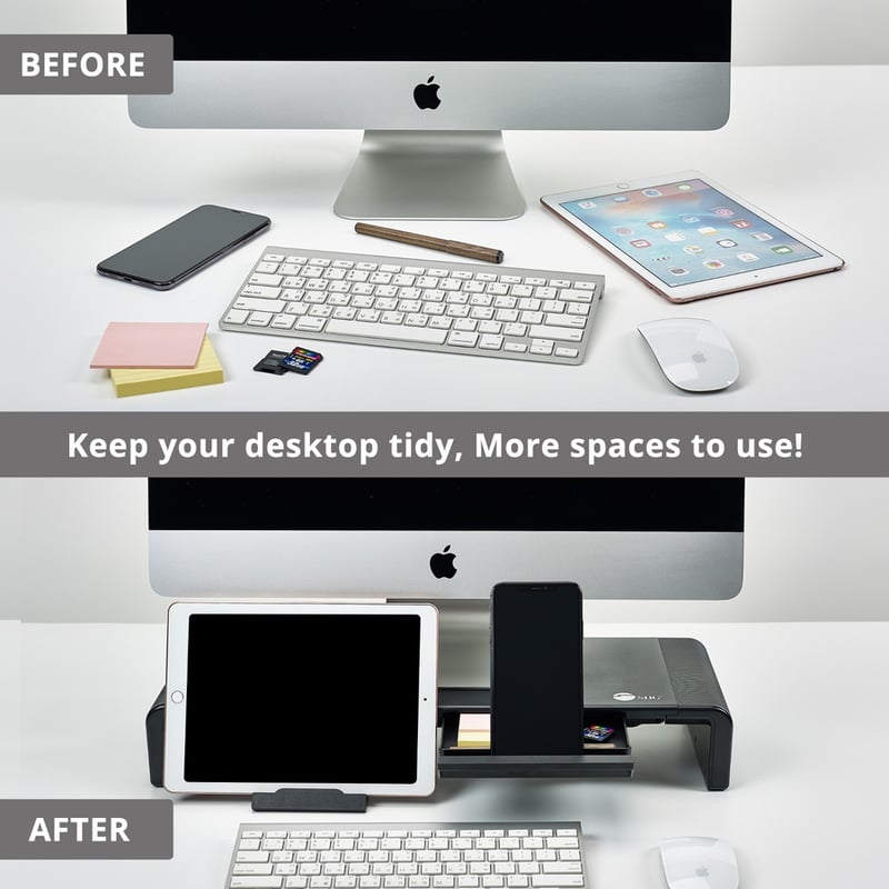 SIIG Stylish Foldable Monitor Stand - Thumbnail 4