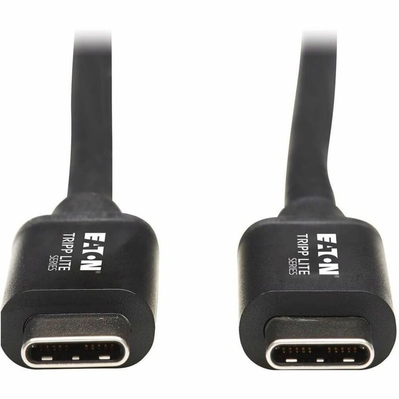 Tripp Lite by Eaton Thunderbolt 3 Passive Cable (M/M) - 40 Gbps 5A 100W Power Delivery 4K/60 Hz 0.5 m (1.6 ft.) Black - Thumbnail 5