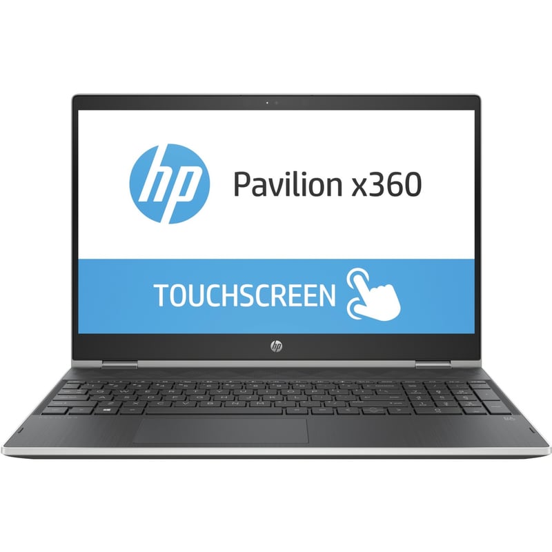 HP Pavilion x360 15-cr0000 15-cr0075nr 15.6" Touchscreen Convertible 2 in 1 Notebook - Intel Core i3 8th Gen i3-8130U - 8 GB - 1 TB HDD - English (US) Keyboard - Natural Silver, Ash Silver