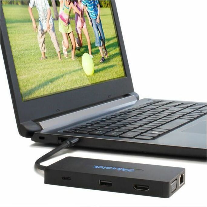 Aluratek USB Type-C 100W PD Multimedia Hub and Card Reader with HDMI/VGA - Thumbnail 5