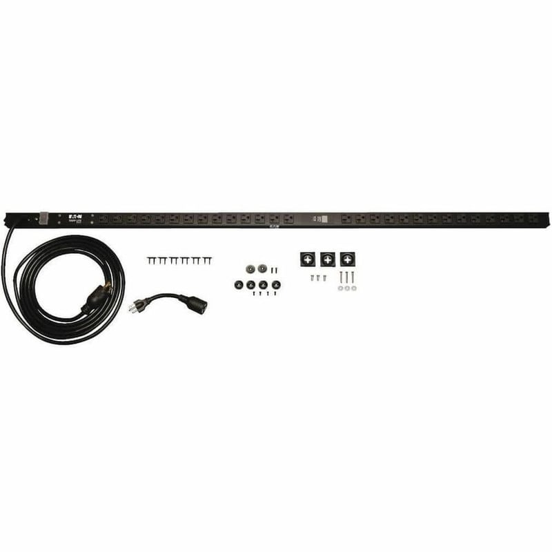 Tripp Lite by Eaton PDU 1.9kW Single-Phase Local Metered PDU 120V Outlets (28 5-15/20R) L5-20P/5-20P Adapter 15 ft. (4.57 m) Cord 0U Vertical - Thumbnail 4