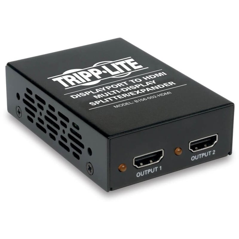 Tripp Lite by Eaton 2-Port Video Displayport to 2 X HDMI Monitor Video Splitter 4Kx2K @ 24/30Hz TAA GSA - Thumbnail 1