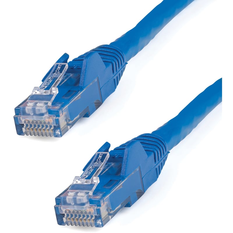 StarTech.com 15ft CAT6 Ethernet Cable - Blue Snagless Gigabit - 100W PoE UTP 650MHz Category 6 Patch Cord UL Certified Wiring/TIA - Thumbnail 1
