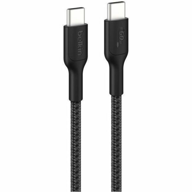 C - C CBL 60W 2.0 BRAIDED PCR 2M BLACK 15-RETAIL BOX (PLASTIC - Thumbnail 1