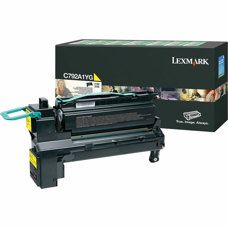 Lexmark C792A1YG Original Toner Cartridge - Thumbnail 1