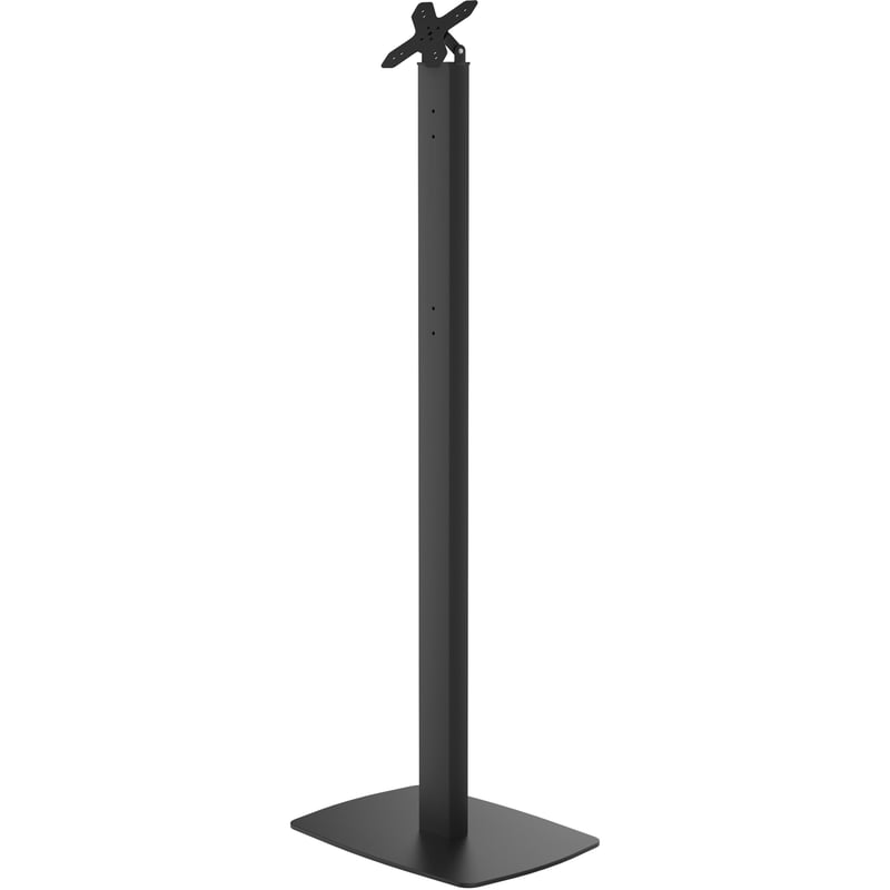 CTA Digital Premium Thin Profile Floor stand with VESA plate and Base (Black) - Thumbnail 1
