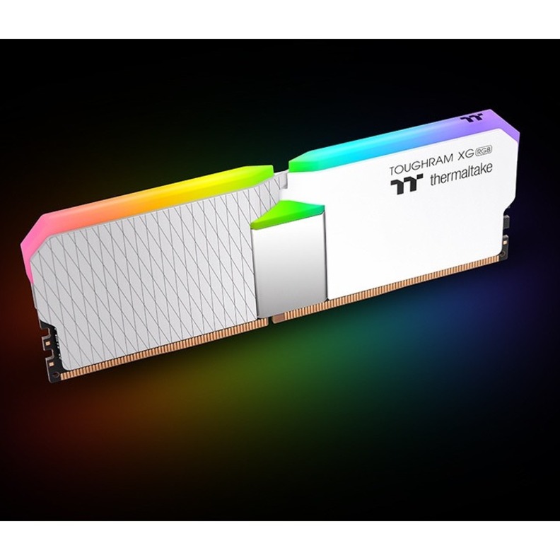 Thermaltake TOUGHRAM XG RGB Memory DDR4 4600MHz 16GB (8GB x2)-White - Thumbnail 4