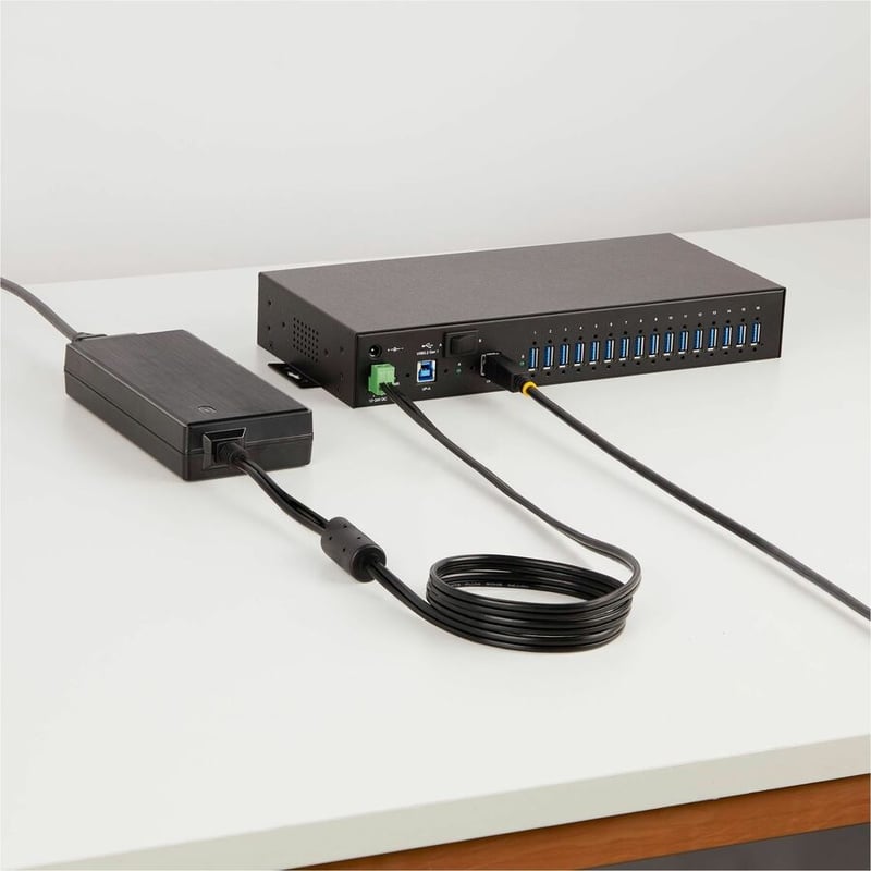 INDUSTRIAL USB 5GBPS HUB FOR LAPTOPS/DESKTOPS  USB CHARGING