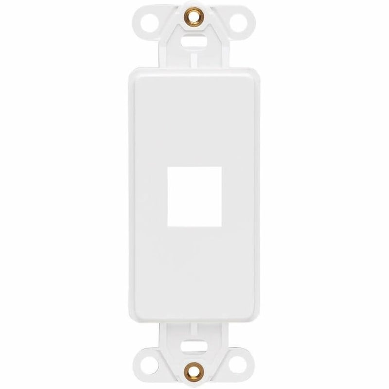 Tripp Lite by Eaton Center Plate Insert Decora Vertical 1-Port for A/V VoIP Ethernet - Thumbnail 4