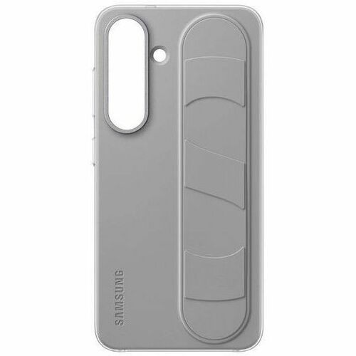 Samsung Galaxy S25 Standing Grip Case, Gray - Thumbnail 1