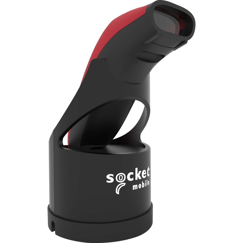Socket Mobile SocketScan S700, Linear Barcode Scanner, Red & Black Charging Dock - Thumbnail 2