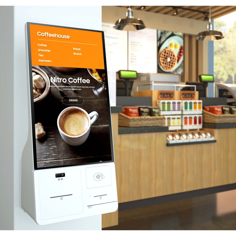Chief Samsung Kiosk Wall Mount - White - Thumbnail 3
