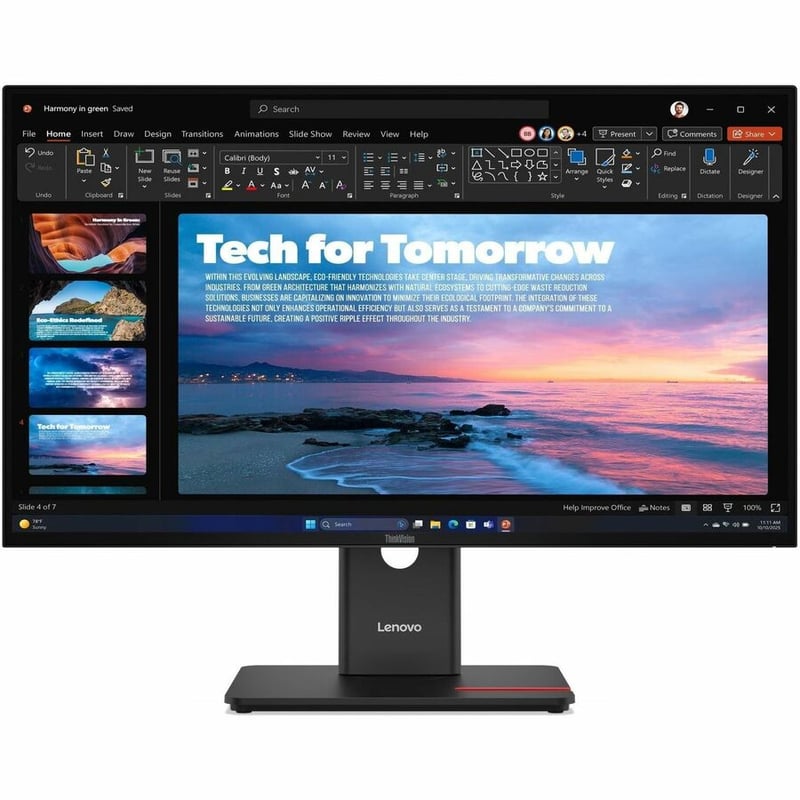 THINKVISION T27QD-40 27IN IPS PANEL 48-120HZ VARIABLE - Thumbnail 5