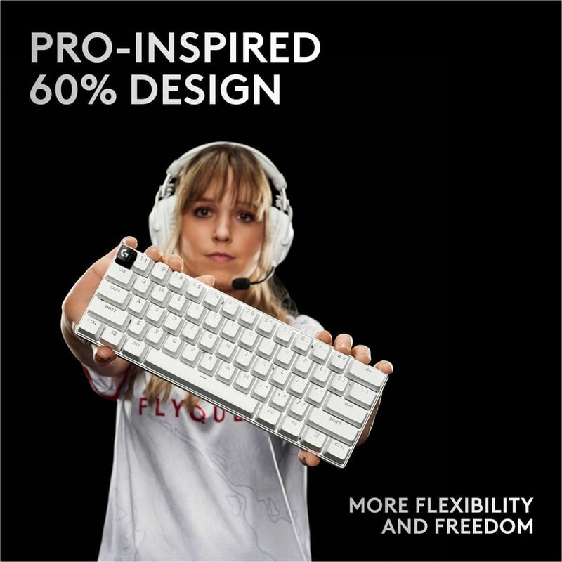 PRO X 60 LIGHTSPEED - BLACK TACTILE MECHANICAL GAMING KEYBOARD - Thumbnail 2