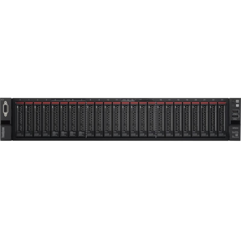 Lenovo ThinkSystem SR650 7X06A05XNA 2U Rack Server - 1 Xeon Gold 5118 2.30 GHz - 32 GB RAM