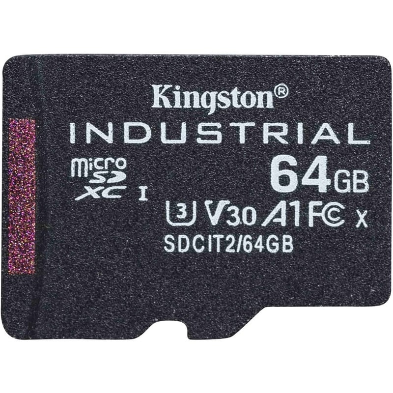 Kingston Industrial SDCIT2 64 GB Class 10/UHS-I (U3) V30 microSDXC - Thumbnail 2