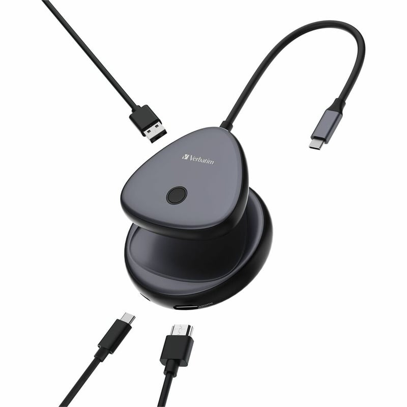 Verbatim Share My Screen 4K USB-C Wireless Display Adapter with USB Hub and Card Reader - WDA-02 - Thumbnail 4