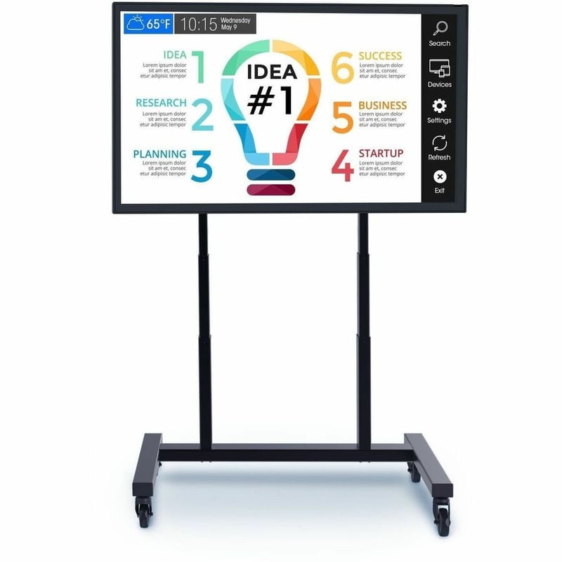 Peerless-AV SmartMount Motorized Height Adjustable Flat Panel Cart - Thumbnail 4