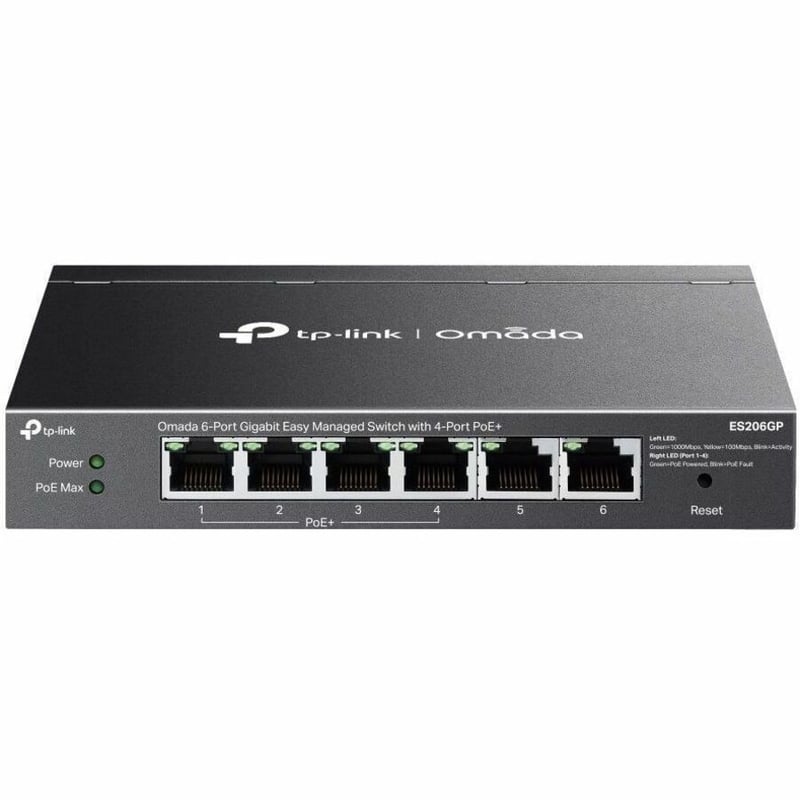 OMADA 6-P GIG EM SWITCH 4 POE+ OMADA 6-P GIG EM SWITCH 4 POE+ - Thumbnail 1