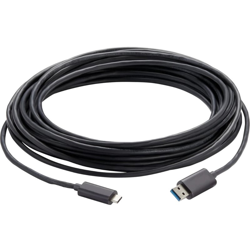 Vaddio USB 3.2 Gen 2x1 Type C to Type A Active Optical Cable Plenum - Thumbnail 1