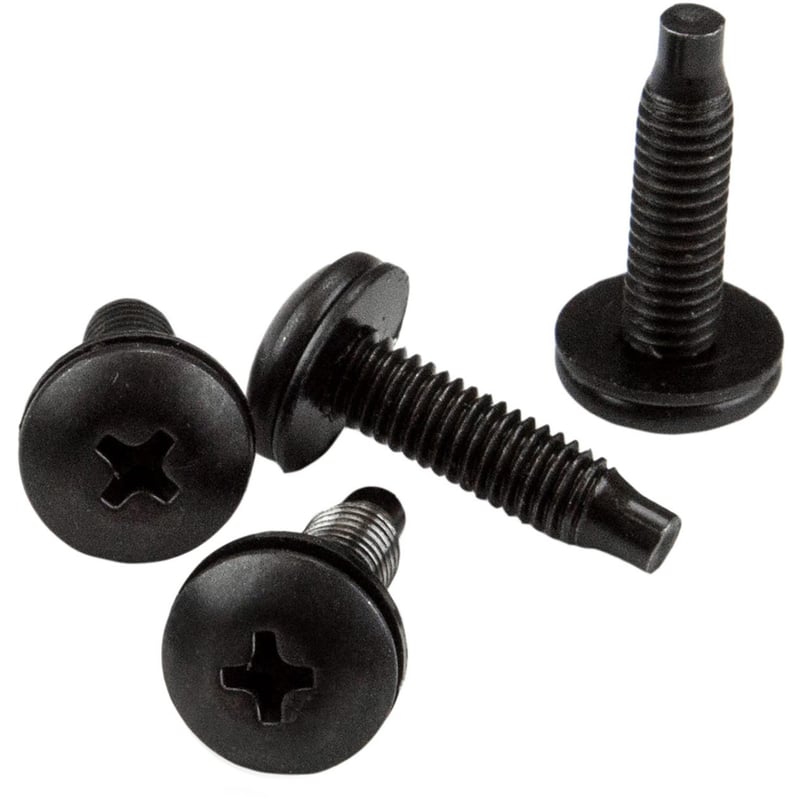 StarTech.com Server Rack Screws - 10-32 Screws - Rack Mount Screws - Network Rack Screws - 50 Pack - Thumbnail 1