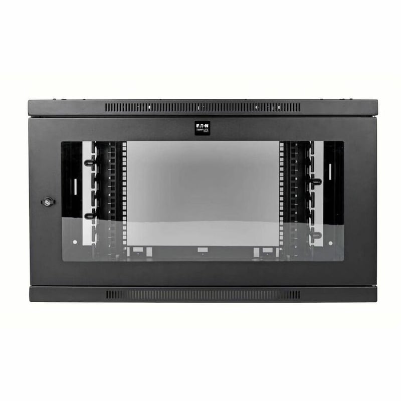 Tripp Lite by Eaton SmartRack 9U Low-Profile Switch-Depth-Plus Wall-Mount Mini Rack Enclosure Wide Acrylic Window - Thumbnail 5