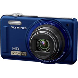 Olympus VR-320 14 Megapixel Compact Camera - Blue - Thumbnail 2