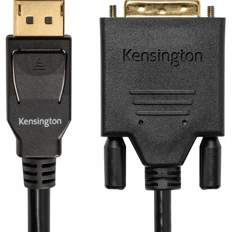 Kensington DisplayPort 1.1 (M) to DVI-D (M) Passive Unidirectional Cable, 6ft - Thumbnail 3