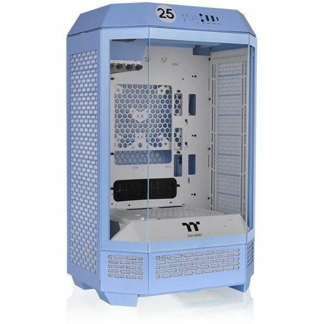 Thermaltake The Tower 300 Hydrangea Blue Micro Tower Chassis - Thumbnail 1