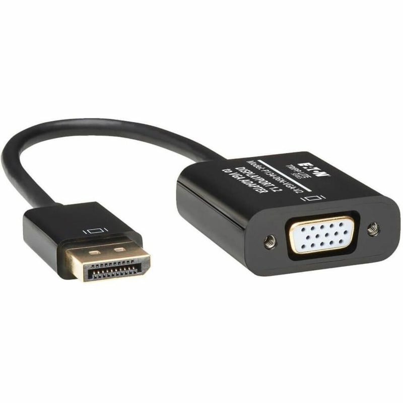 Tripp Lite by Eaton DisplayPort to VGA Active Adapter Video Converter DP ver 1.2 (M/F) 6-in. (15.24 cm) - Thumbnail 1