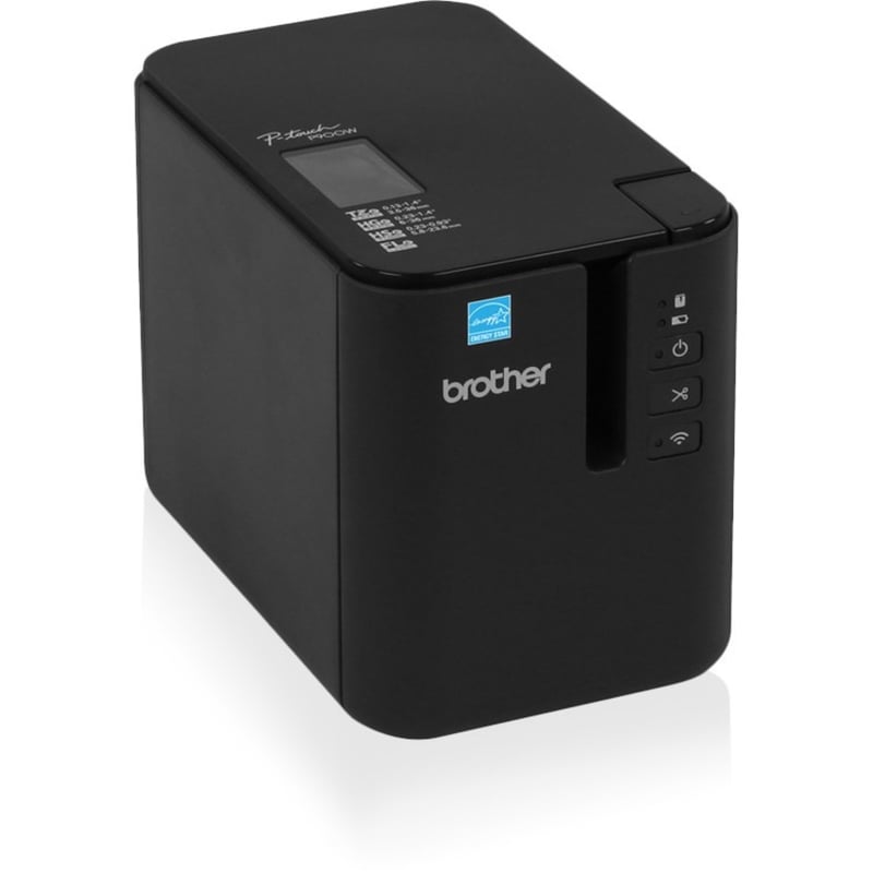 Brother P-touch PTP900C Desktop Thermal Transfer Printer - Monochrome - Label Print - USB - Serial - With Cutter - Thumbnail 3